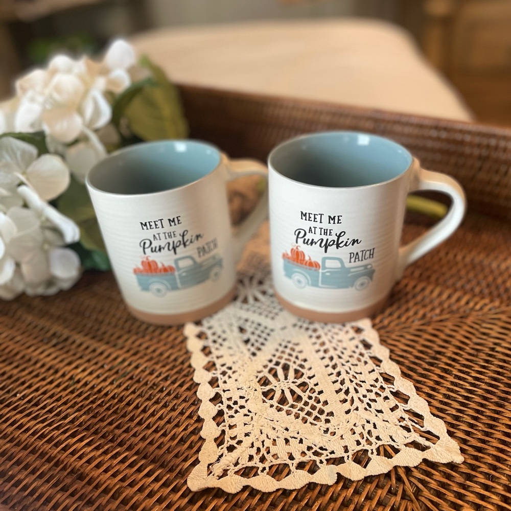 Bundle of two mugs “Meet Me At The Pumpkin Patch”